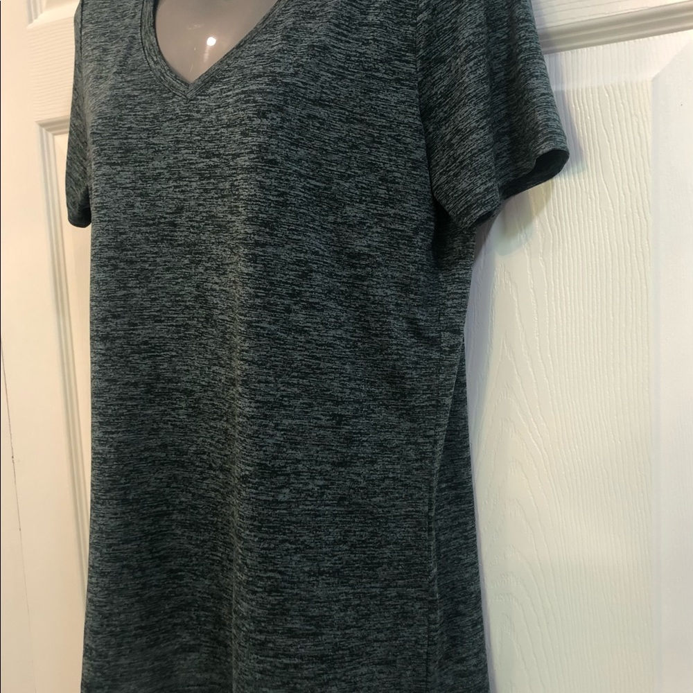 Greenish/Gray Women’s Nike Dry-fit V-Neck